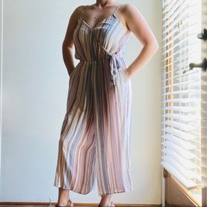 Striped Jumpsuit